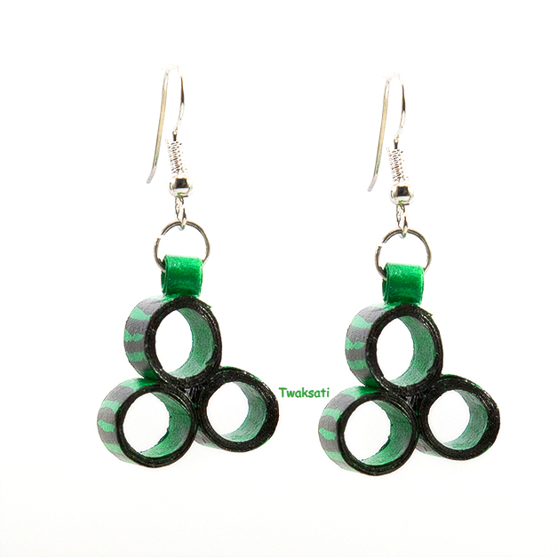 Green 3 Earring